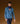 Cashmere Tunisian collar sweater - Azure Blue