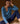 Cashmere Tunisian collar sweater - Azure Blue