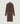 Midi-lengte gebreide jurk - Havana Brown