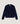 Opengewerkt kasjmier vest - Marineblauw