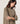 Oversized trui van kasjmier met opstaande kraag - Beige