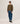 Poloshirt van merinowol - Bark Brown