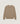 Trui van merinowol met ronde hals - Camel Brown