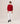 Trui van merinowol met ronde hals - Rood