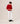 Trui van merinowol met ronde hals - Rood