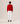 Trui van merinowol met ronde hals - Rood