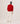 Poloshirt van merinowol - Rood