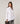 Wit oversized 3/4-mouwen blouse
