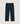 Rechte canvas broek met print - Blauw
