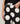 Rechte canvas broek met print - Pois