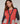 Driekleurig vest van merinowol - Oranje Corail