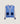 Driekleurig vest van merinowol - Horizon Blue