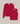 Twin set col rond en soie - Framboise