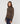 T-shirt col montant - Marron