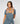 Wollen twinset met ronde hals - Blauwgrijs