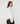 Oversized lange witte blouse