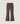 Milano gebreide wijd uitlopende broek - Taupe Bruin