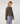 Kort gebreid vest met dubbele rij knopen, Milano, taupe bruin