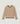 Gebreide trui met ronde hals - Beige
