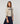 Vest in twee materialen - Gemêleerd beige