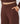 Wijde gebreide broek - Bruin
