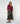 Lange uitlopende leren rok - Bark Brown